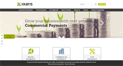 Desktop Screenshot of ixaris.com